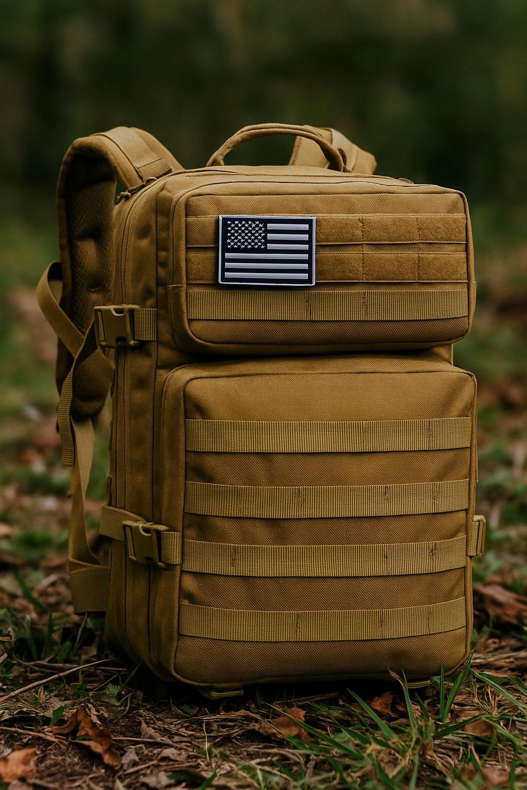 survival backpack converted